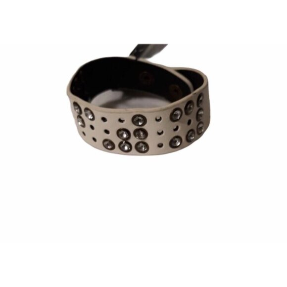 Rue21‎ Women's White Studded Bracelet Fashion Jewelry Snap Closure - Picture 4 of 4